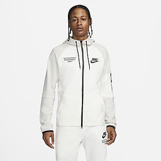 Nike Sportswear Мужская флисовая худи с молнией во всю длину