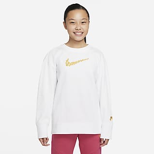 Nike Sportswear Sweatshirt van sweatstof voor meisjes