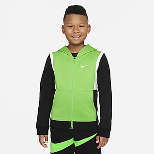 Nike Therma-FIT Elite Big Kids' (Boys') Full-Zip Basketball Hoodie