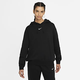 Nike Sportswear Collection Essentials Bol Kesimli Fleece Kapüşonlu Üst