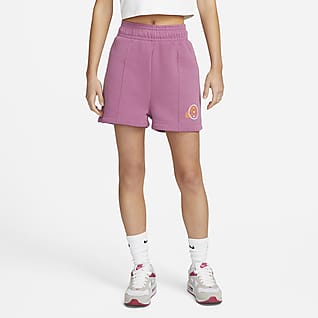 Nike Sportswear Pantalons curts de teixit Fleece - Dona