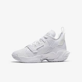 Jordan white tennis shoes Clearance