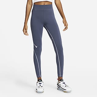 Nike Sportswear Swoosh Leggings de 7/8 y de tiro alto con gráfico para mujer
