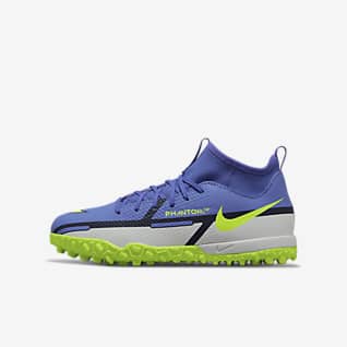 Nike Jr. Phantom GT2 Academy Dynamic Fit TF รองเท้าฟุตบอลเด็กเล็ก/โตสำหรับพื้นสนามหญ้าเทียม