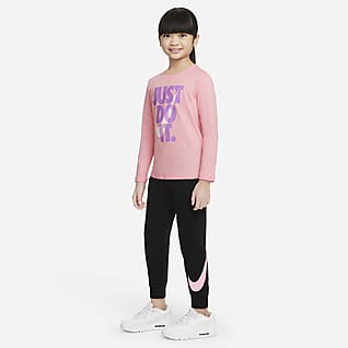 Nike 幼童长袖T恤和长裤套装