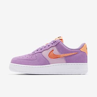 nike air force 1 orange purple
