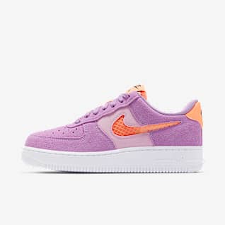 nike air force 1 purple and orange