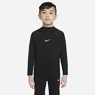 Nike Dri-FIT Academy Pro Pullover-fodboldhættetrøje til mindre børn