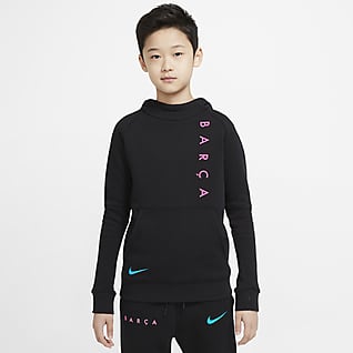 Store barn Barn Fotball Hettegensere og gensere. Nike NO barcelona genser barn
