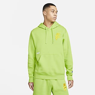 Nike Sportswear Sport Essentials+ Felpa pullover in fleece con cappuccio – Uomo