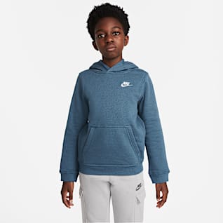 blue nike pullover