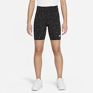 Nike Sportswear Shorts de ciclismo estampados para niña talla grande