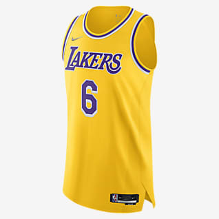 洛杉矶湖人队 Icon Edition Nike Dri-FIT ADV NBA Authentic Jersey 男子球衣