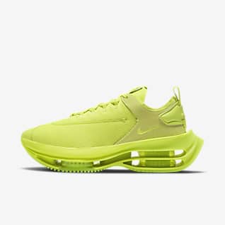 nike yellow green shoes