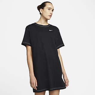 Nike Sportswear Swoosh Kortærmet kjole til kvinder