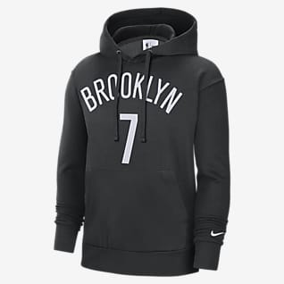 Brooklyn Nets Essential Pánská flísová mikina Nike NBA s kapucí