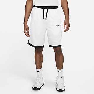 white nike sweat shorts