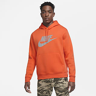 neon orange nike hoodie