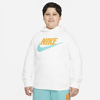 Nike Sportswear Club Fleece Big Kids' (Boys') Pullover Hoodie (Extended Size)