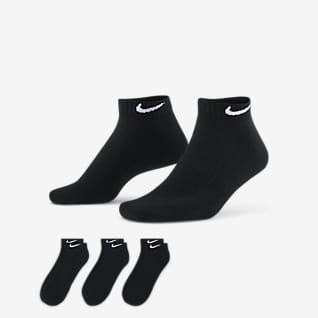 Nike Everyday Cushioned ถุงเท้าเทรนนิ่งไม่หุ้มข้อ (3 คู่)