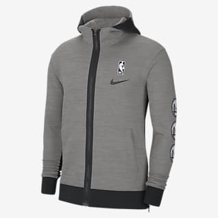 white and gold warriors nike jacket