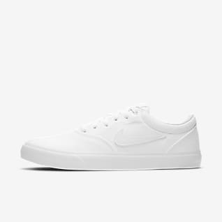 White Skate Shoes. Nike LU