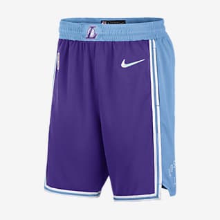 Los Angeles Lakers City Edition Nike Dri-FIT NBA Swingman-shorts för män