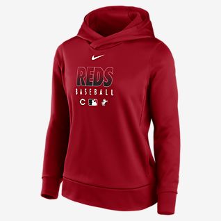 red nike hoodie womens