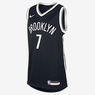 Nets Icon Edition Older Kids' Nike NBA Swingman Jersey