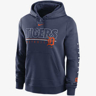 Nike Outline Club (MLB Detroit Tigers) Women's Pullover Hoodie