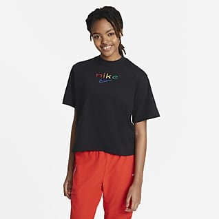 Nike Dri-FIT Women's Boxy Rainbow Training T-Shirt