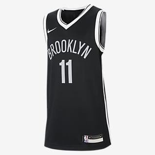 Brooklyn Nets Icon Edition Nike NBA Swingman-trøje til store børn