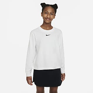 Nike Sportswear Essential 大童（女孩）长袖T恤