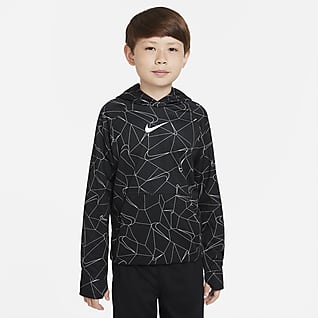 Nike Therma-FIT Sweter z kapturem i nadrukiem dla dużych dzieci (chłopców)