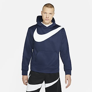 nike men's therma hbr pullover hoodie
