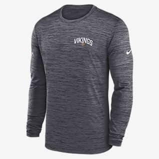Nike Dri-FIT Velocity Athletic Stack (NFL Minnesota Vikings) Men's Long-Sleeve T-Shirt