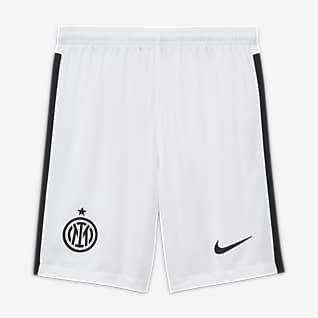 Домашняя/выездная форма ФК «Интер» 2021/22 Stadium Футбольные шорты для школьников Nike Dri-FIT
