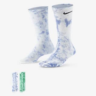 Nike Everyday Plus Calcetas tie-dye acolchadas (2 pares)