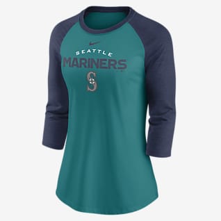 Nike Modern Baseball Arch (MLB Seattle Mariners) Women's 3/4-Sleeve T-Shirt