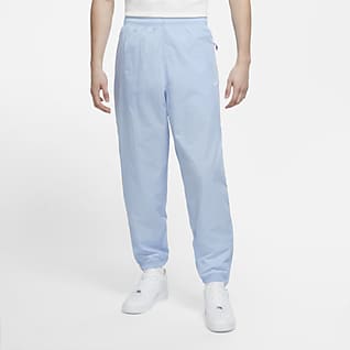 blue nike track pants