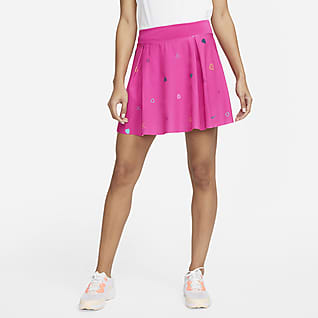 Nike Club Skirt Langer Golfrock mit Print für Damen