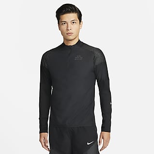 Nike Dri-FIT Run Division Flash Element เสื้อวิ่งผู้ชายซิปสั้น