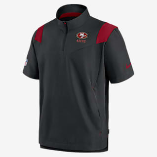Nike Sideline Coach Lockup (NFL San Francisco 49ers) Men's Short-Sleeve Jacket