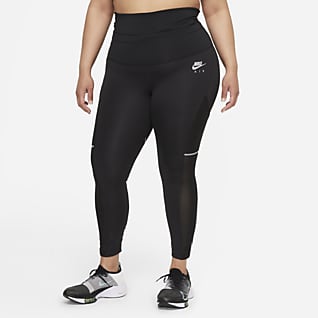 Nike Air Dri-FIT 7/8-Lauf-Leggings mit Umschlagbund für Damen (große Größe)