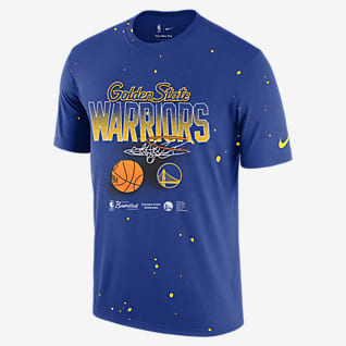 Golden State Warriors Courtside Splatter Men's Nike NBA T-Shirt