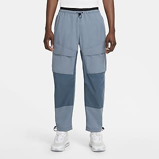 nike hybrid joggers blue