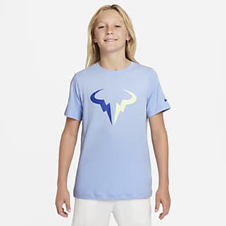 NikeCourt Dri-FIT Rafa Tennisshirt voor jongens