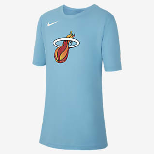Miami Heat Essential T-shirt dla dużych dzieci Nike NBA