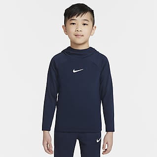 Nike Dri-FIT Academy Pro Younger Kids' Pullover Football Hoodie