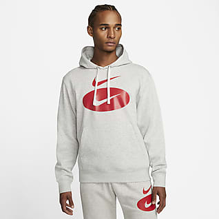 Nike Sportswear Swoosh League Felpa pullover in fleece con cappuccio - Uomo